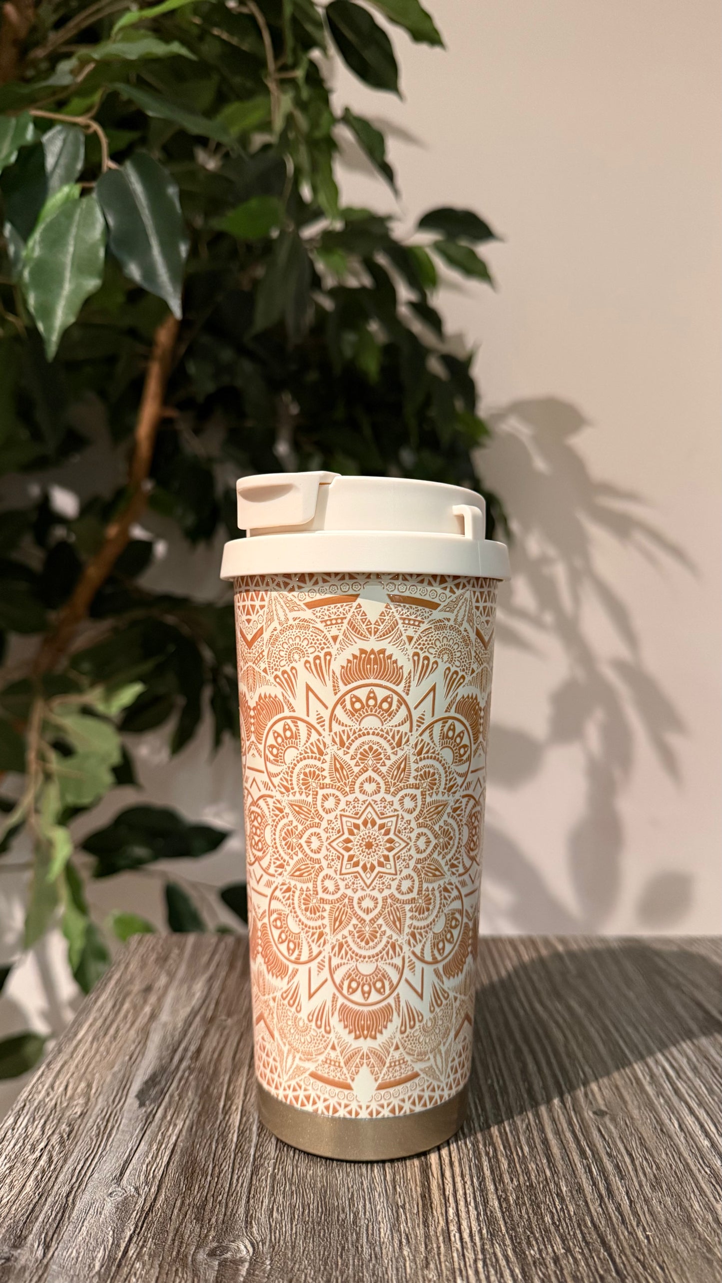 Thermos luxe diamant jaune