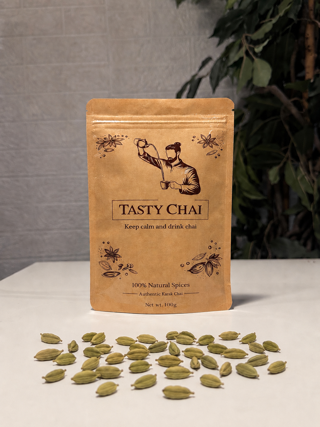 Karak Chai Cardamome 20/25 Tasses