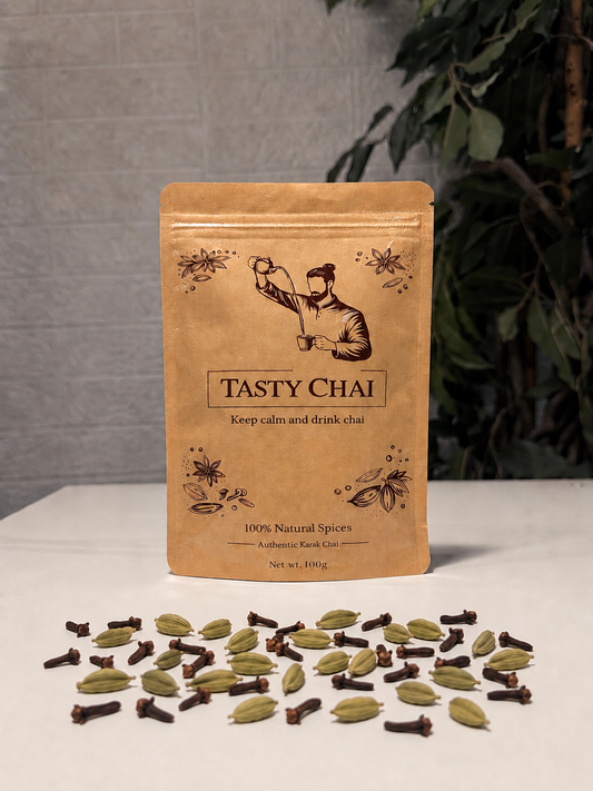 Karak Chai Golden Cardamome + Clou de girofle  20/25 tasses